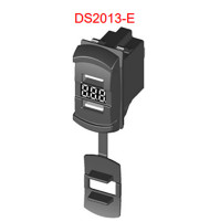 Dual Port USB Socket - 12-24V - DS2013-E- ASM